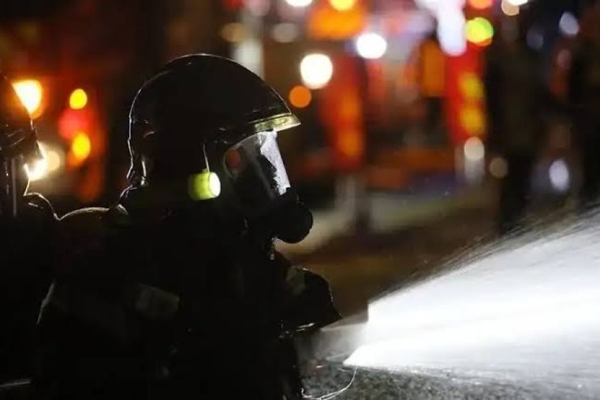 Incendie spectaculaire dans une entreprise de recyclage à Baugy